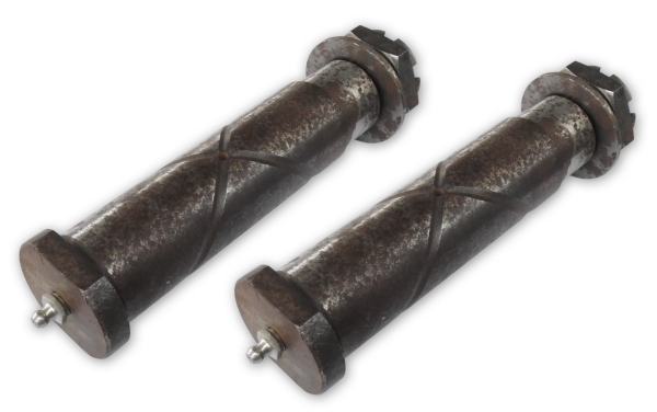 2x Einheits Federbolzen E24 abges. 40x131,5 / 36x28,5 Anhänger Zuggabel